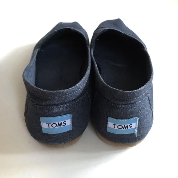 TOMS Navy Blue Men's Classics Sz 8 - Picture 3 of 4